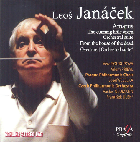 JANACEK. Amarus. Czech Philharmonic/Neumann [Audio CD] Prague Philharmonic Choir; Leos Janacek; Václav Neumann and Czech Philharmonic Orchestra