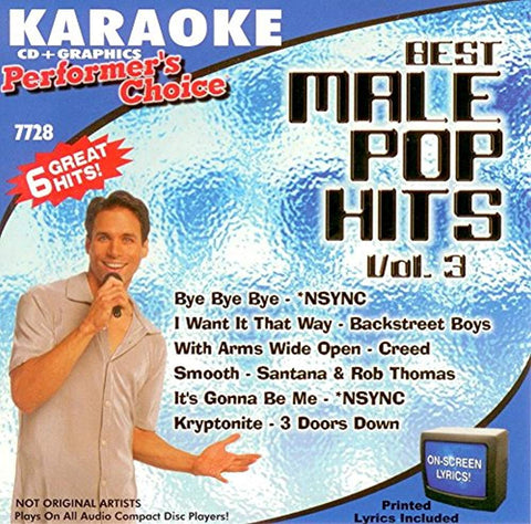 Karaoke: Best Male Pop Hits 3 [Audio CD] Various Artists