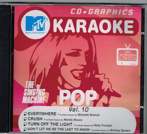 Karaoke: Mtv Pop 10 [Audio CD] Various Artists