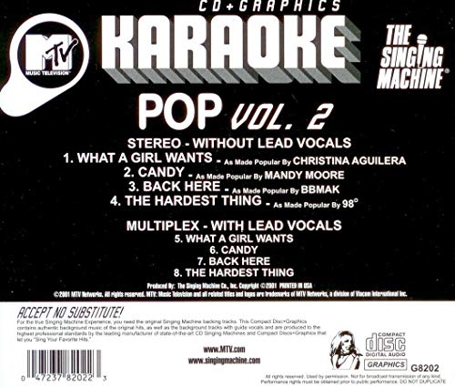 Karaoke: Mtv Pop 2 [Audio CD] Various Artists