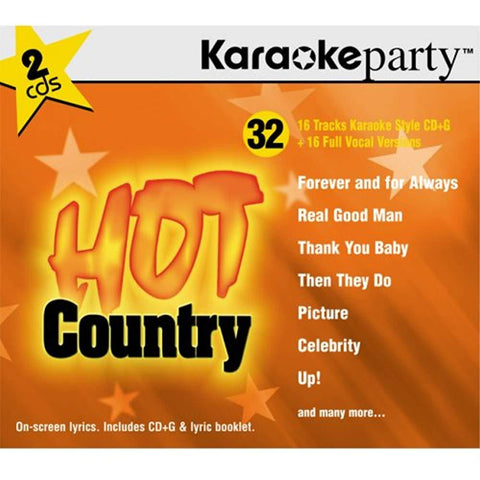 Karaoke Party: Hot Country [Audio CD] Various Artists