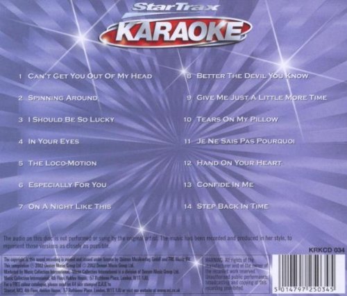 Karaoke: Songs of Kylie Minogue [Audio CD] Karaoke