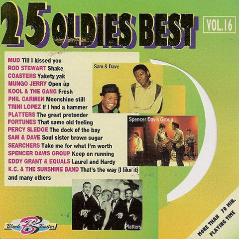 KC/Sunshine Band, Sam/Dave, Spencer Davis Group, Platters, Coasters.. [Audio CD] 25 Oldies Best 16