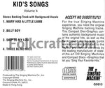 Kid's Songs, Volume 4 [Audio CD] Various Artists