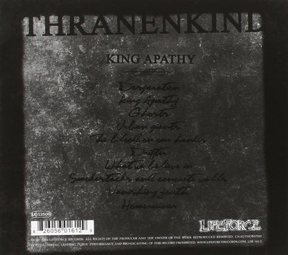 King Apathy [Audio CD] THRANENKIND