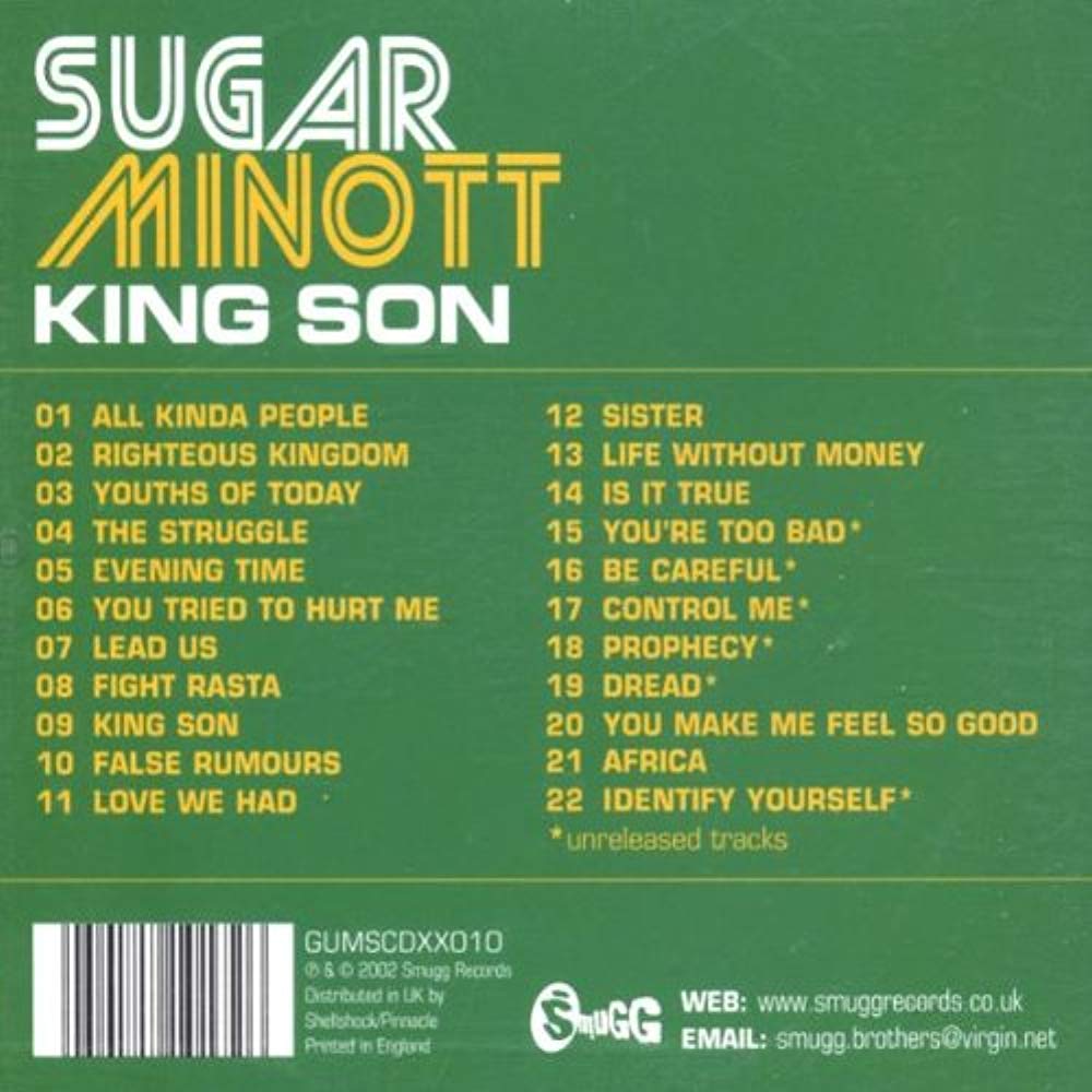 King Son (Includes 6 unreleased tracks) [Audio CD] Minott, Sugar