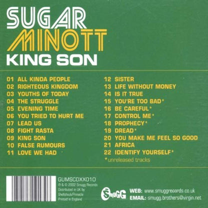 King Son (Includes 6 unreleased tracks) [Audio CD] Minott, Sugar