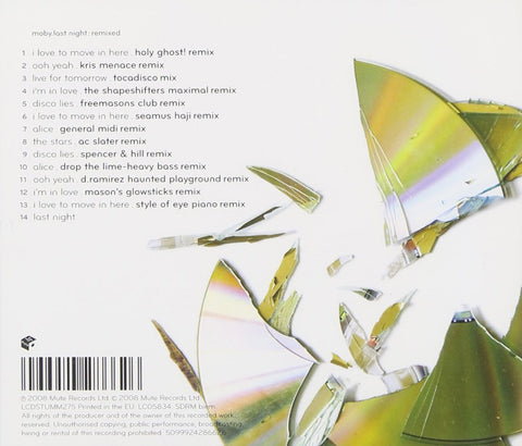 Last Night: Remixed [Audio CD] MOBY