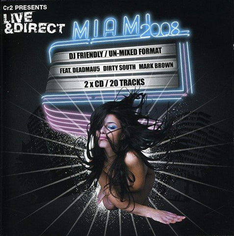 Live and Direct Miami 2008 - Unmixed [Audio CD] Various Artists