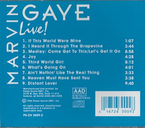 Live [Audio CD] Marvin Gaye