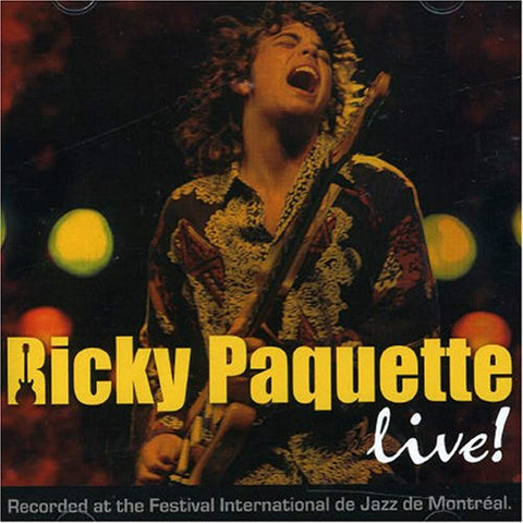 Live! [Audio CD] Paquette, Ricky