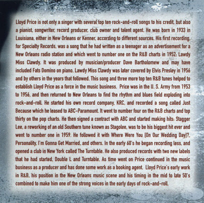 Lloyd Price [Audio CD] Lloyd Price