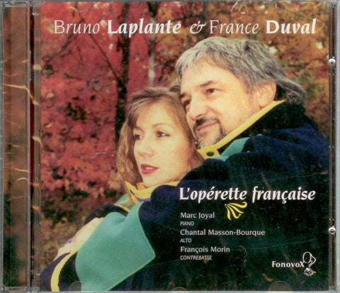 L'operette Francaise [Audio CD] Laplante, Bruno/Duvan, France