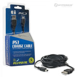 USB 2.0 PS3 CHARGING CABLE 10 FT (A TO MINI B) (HYPERKIN)