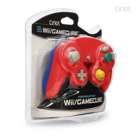 CONTROLLER GAMECUBE/WII - BLUE/RED (CIRKA)