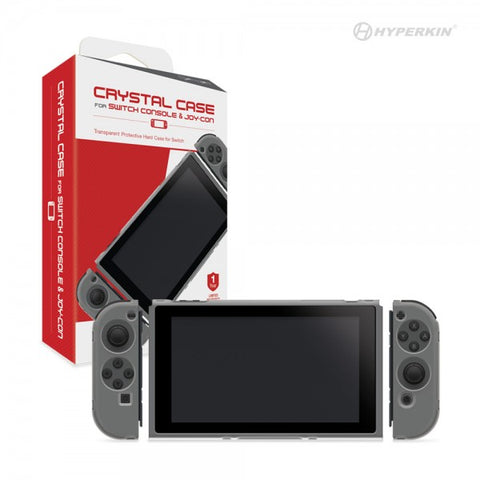 CASE SWITCH JOY-CON AND CONSOLE (CRYSTAL CASE) (HYPERKIN)