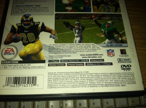 Madden NFL 2003 - PlayStation 2 – Just4Games