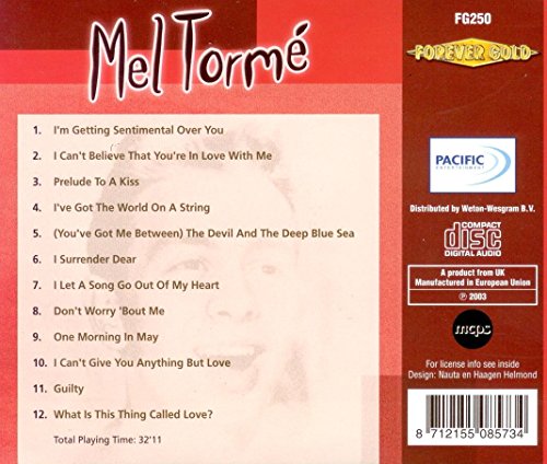 Mel Tormé [Audio CD] Mel Tormé