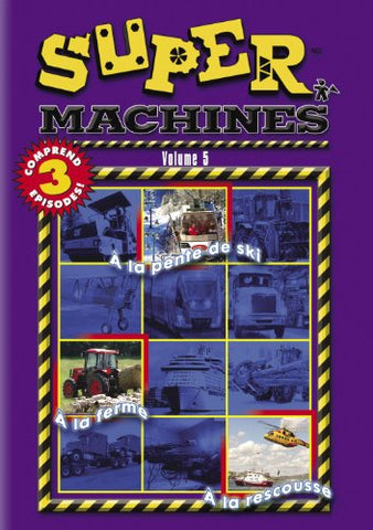 Mighty Machines: Vol. 5 (On the Farm / At the Ski Hill / To the Rescue) (Bilingual) [DVD]