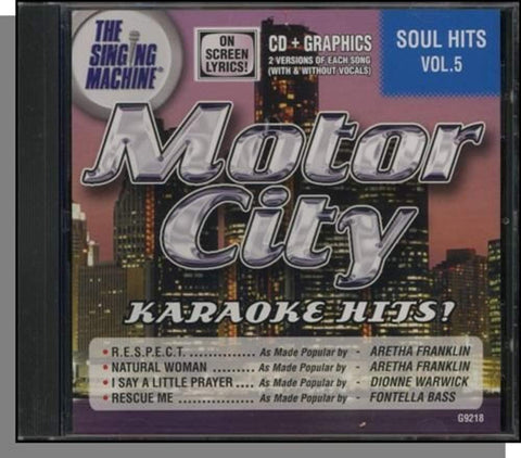 Motor City Karaoke Hits (Soul Hits vol 5) [Audio CD] Various Artists