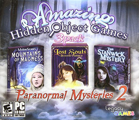 Paranormal Mysteries 2 - 3 pack Hidden object games PC-CD-ROM