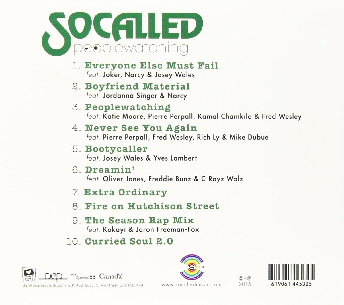People Watching [Audio CD] Socalled