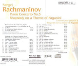 Piano Concerto No.3 [Audio CD]