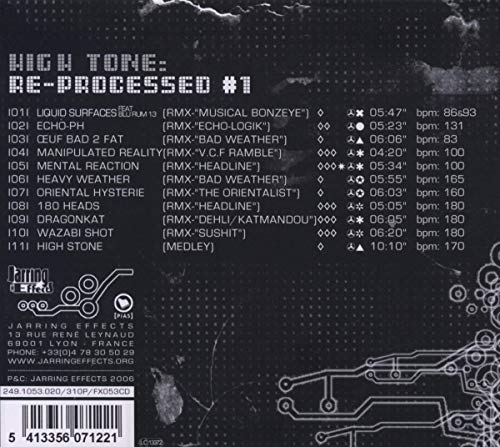 Re Processed 1 [Audio CD] High Tone