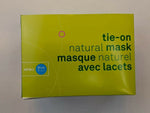 Aurelia Blue Disposable Surgical Face Mask Tie-On ASTM Level 3 natural mask - 40/Pkg
