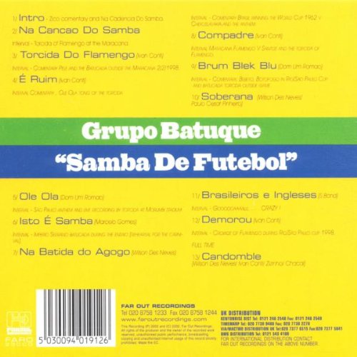 Samba De Fotebol [Audio CD] BATUQUE GRUPO