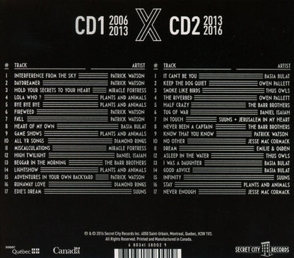 Secret City Records: 10 Years [Audio CD] Various Artists