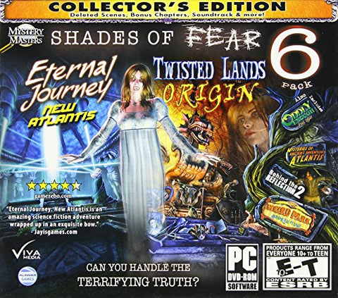 SHADES OF FEAR Hidden Object 6 PACK Collector's Edition