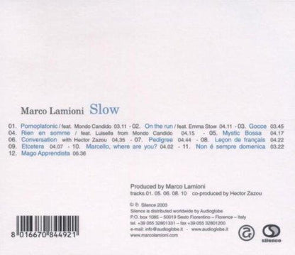 Slow [Audio CD] Lamioni, Marco