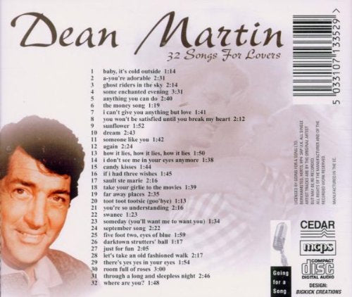 Songs for Lovers [Audio CD] Dean Martin