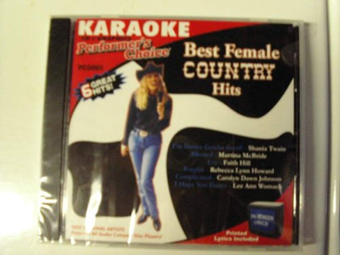 SOUND CHOICE 6x6 COUNTRY Karaoke CDG #0003 Twain Hill [Audio CD] Various Artists