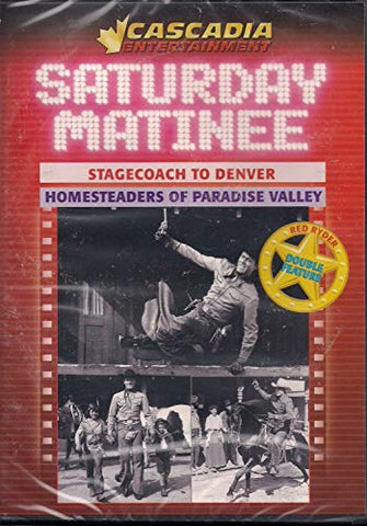 Stagecoach to Denver & Homesteaders of Paradise Valley Double Feature DVD Red Ryder Allan Lane [DVD]