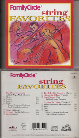 String Favorites [Audio CD] Family Circle