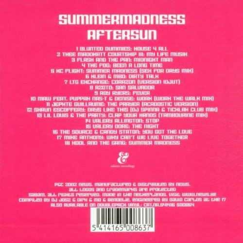 Summermadness Aftersun [Audio CD] Various Atrist