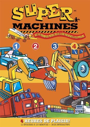 Super Machines Vol. 1-4 (Bilingual) [DVD]