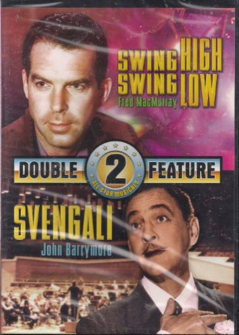 Swing High, Swing Lo & Svengali Double Feature DVD Fred McMurray John Barrymore