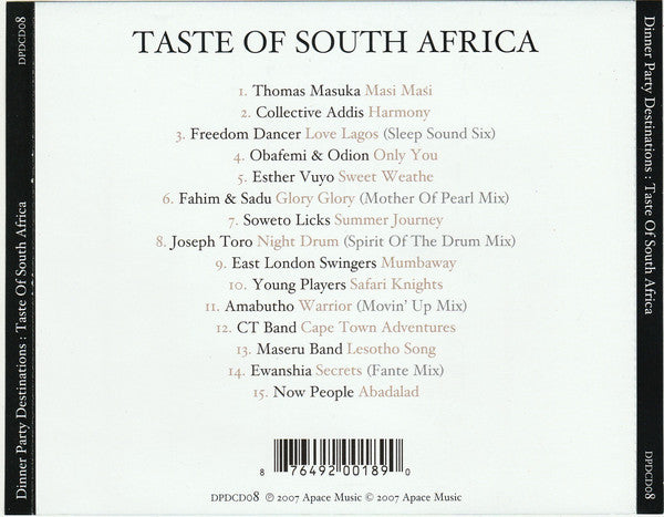 Taste of South Africa [Audio CD] Various