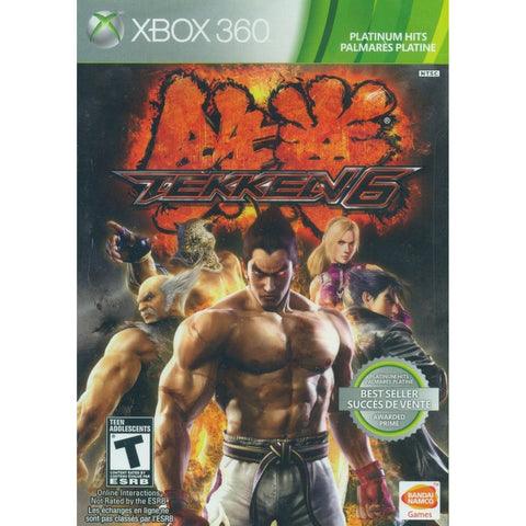 Xbox 360 Tekken 6 Platinum Hits Video Game T780