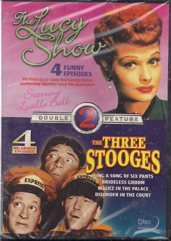The Lucy Show & The Three Stooges Double FeatureDVD 4 hilarious episodes of each
