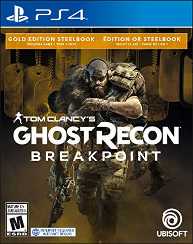 TOM CLANCY'S GHOST RECON BREAKPOINT GOLD STEELBOOK - PS4