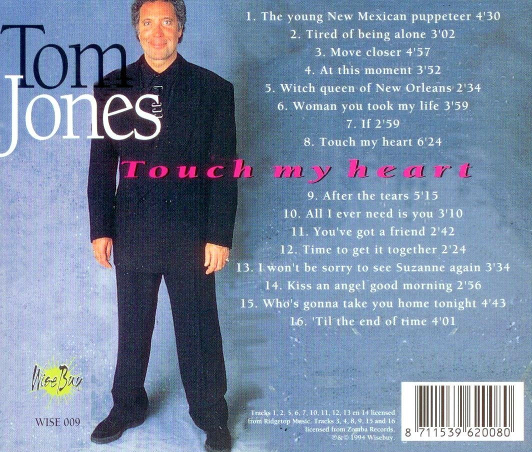 Touch my heart [Audio CD] Tom Jones