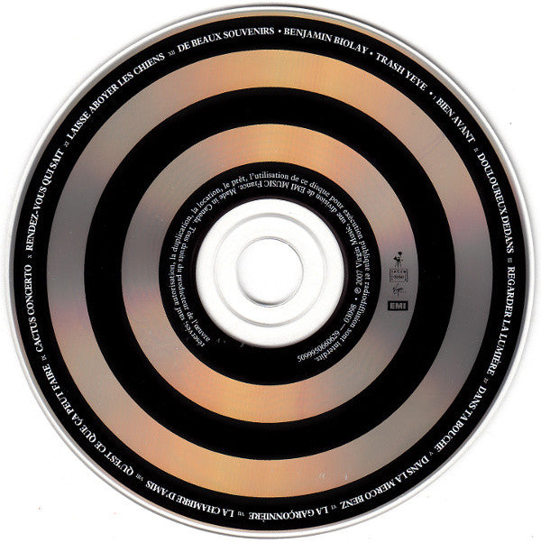 Trash Yéyé [Audio CD] Benjamin Biolay