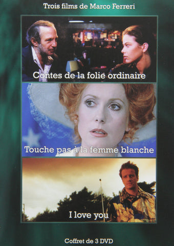 Trois films de Marco Ferreri (Contes de la Folie Ordinaire, Touche Pas a la Femme Blanche, I Love You) (Version française) [DVD]