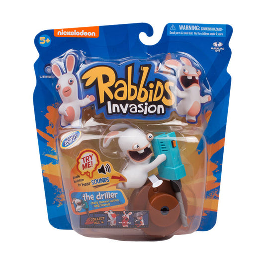 Figurine Rabbids Sound and Action Series 2 The Driller Figure
