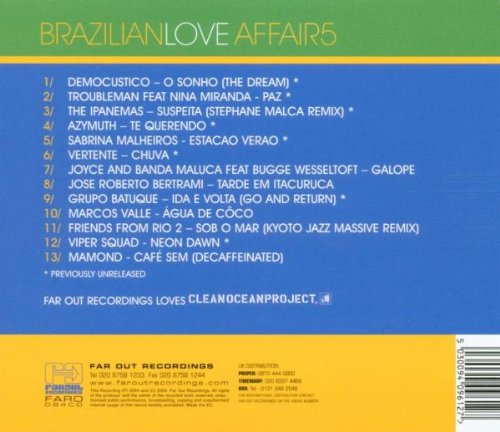 V5 Brazilian Love Affair [Audio CD] Various