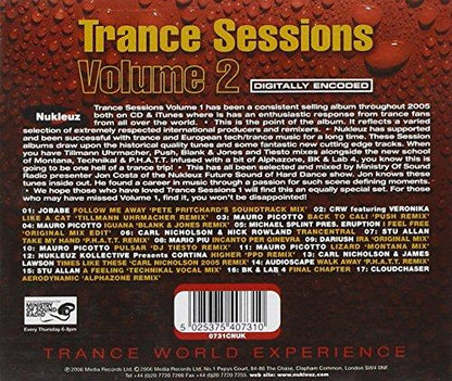 Vol. 2-Nukleuz Trance Sessions [Audio CD] Nukleuz Trance Sessions
